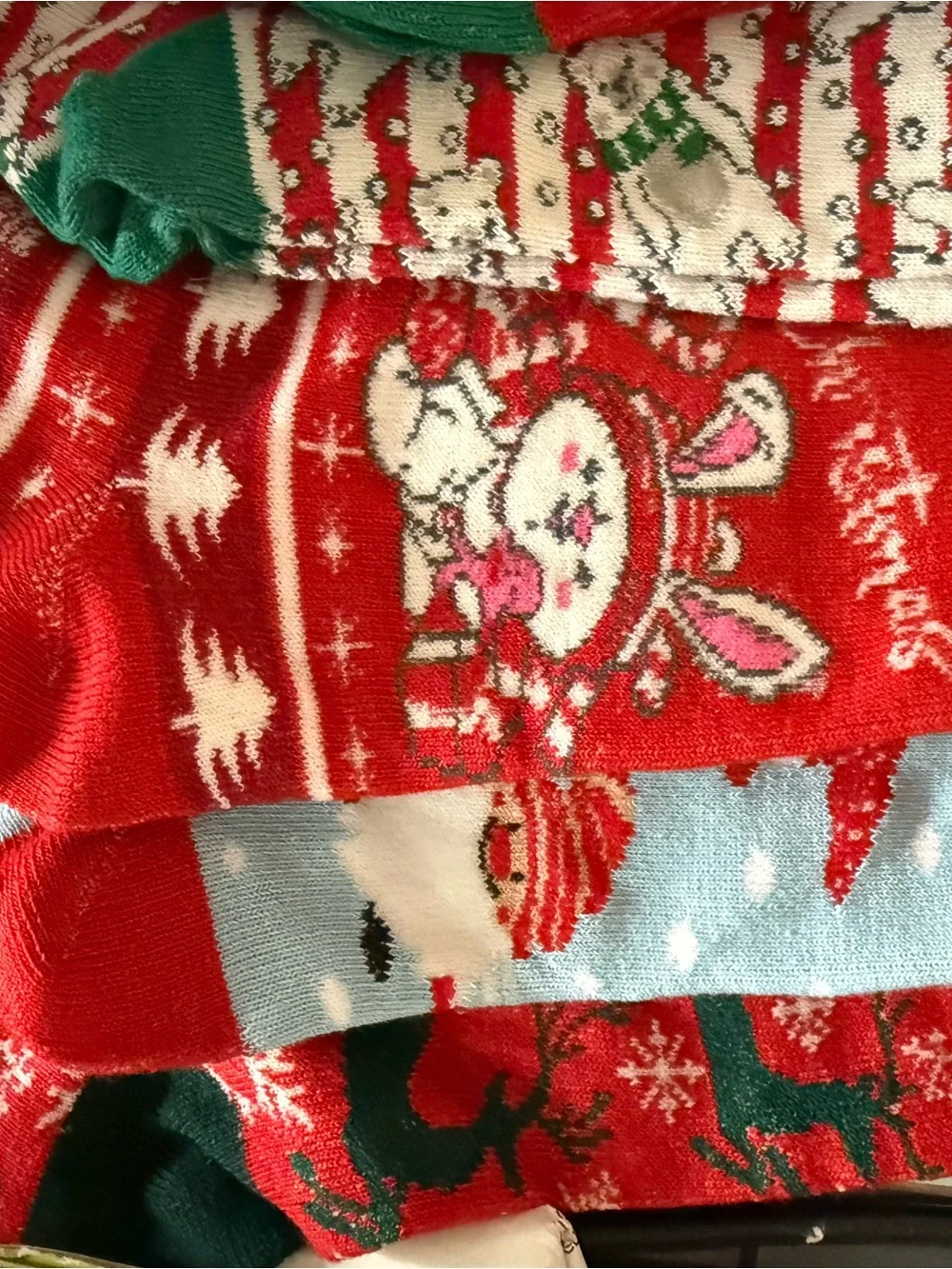 Festive Kids Crew Socks - Holiday Multicolor Pack